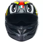 Helma na moto AGV 2118381001 012 K3 E2206 MPLK BIRDY 2.0 GREY/YELLOW/RED vel. XL