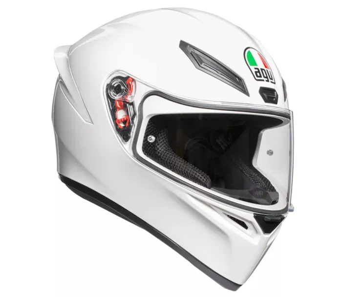 Helma na moto AGV K1 SOLID White vel. XL