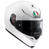 Helma na moto AGV K5 S SOLID MPLK PEARL WHITE vel. XS