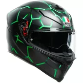 Helma na moto AGV K5 MULTI MPLK VULCANUM GREEN vel. S