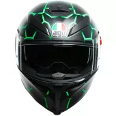 Helma na moto AGV K5 MULTI MPLK VULCANUM GREEN vel. S
