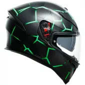 Helma na moto AGV K5 MULTI MPLK VULCANUM GREEN vel. S