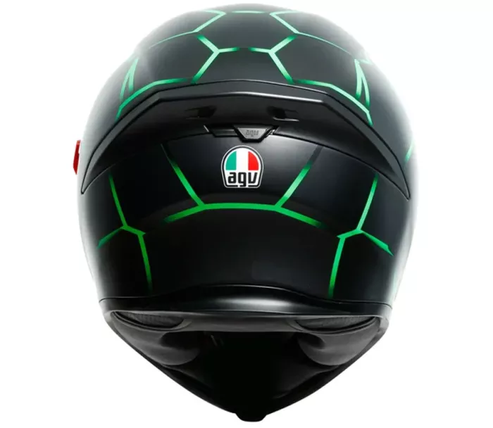 Helma na moto AGV K5 MULTI MPLK VULCANUM GREEN vel. S