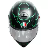 Helma na moto AGV K5 MULTI MPLK VULCANUM GREEN vel. S