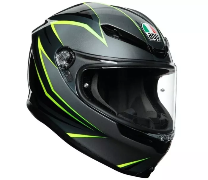 Integrální helma AGV K6 ECE MULTI MPLK FLASH GREY/BLACK/LIME