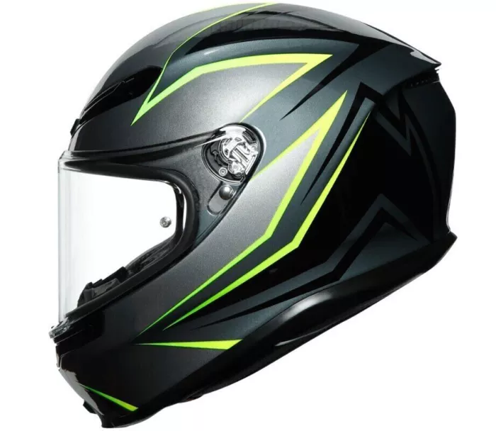 Integrální helma AGV K6 ECE MULTI MPLK FLASH GREY/BLACK/LIME