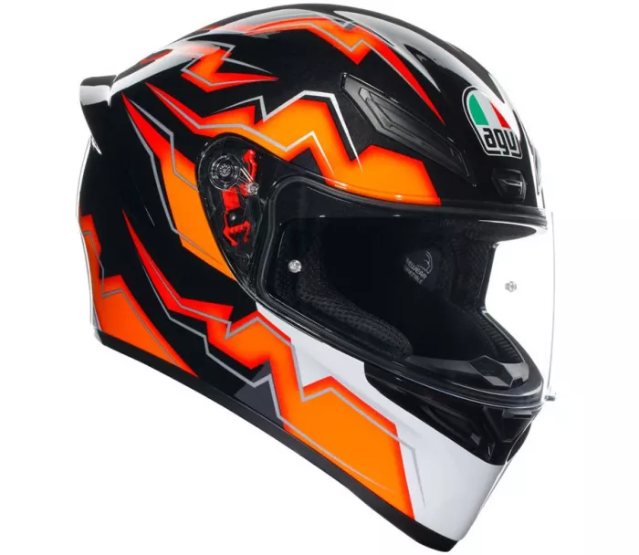 Helma na moto AGV K1S KRIPTON BLACK/ORANGE vel. L