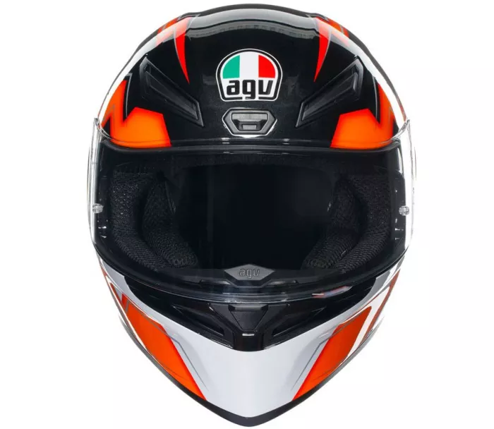 Helma na moto AGV K1S KRIPTON BLACK/ORANGE vel. L
