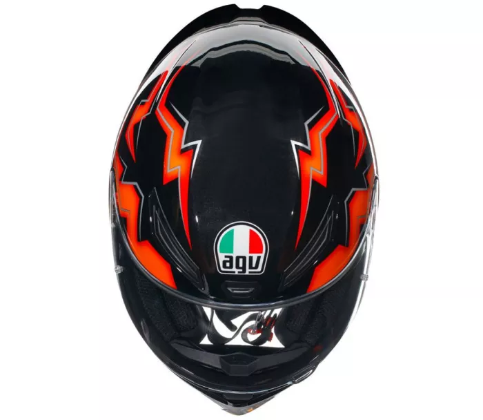 Helma na moto AGV K1S KRIPTON BLACK/ORANGE vel. L