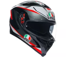 Helma na moto AGV K5S MULTI MPLK PLASMA BLACK/GREY/RED vel. XL