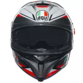 Helma na moto AGV K5S MULTI MPLK PLASMA BLACK/GREY/RED vel. XL