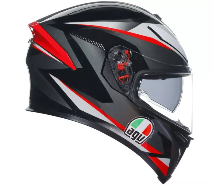 Helma na moto AGV K5S MULTI MPLK PLASMA BLACK/GREY/RED vel. XL