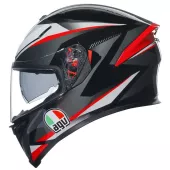Helma na moto AGV K5S MULTI MPLK PLASMA BLACK/GREY/RED vel. XL