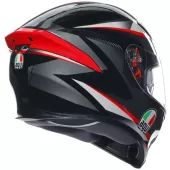Helma na moto AGV K5S MULTI MPLK PLASMA BLACK/GREY/RED vel. XL
