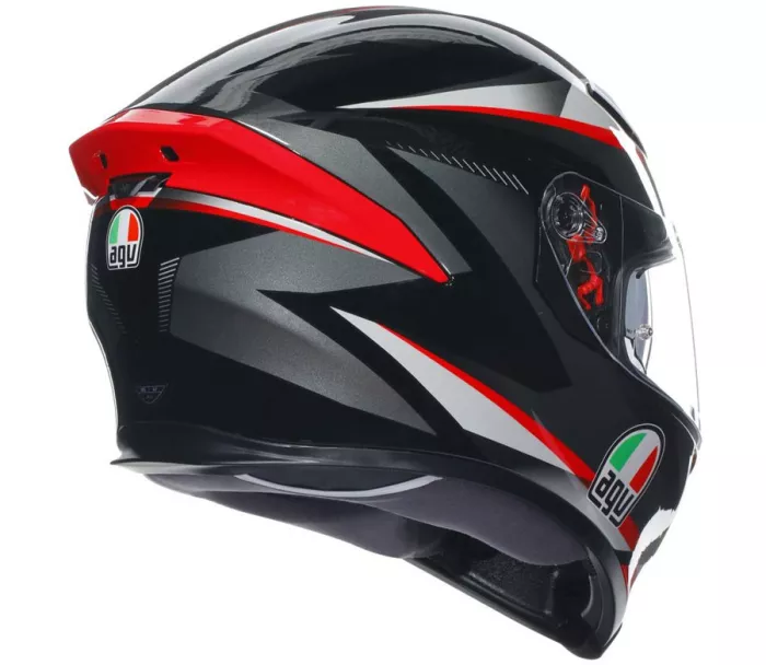 Helma na moto AGV K5S MULTI MPLK PLASMA BLACK/GREY/RED vel. XL