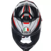 Helma na moto AGV K5S MULTI MPLK PLASMA BLACK/GREY/RED vel. XL