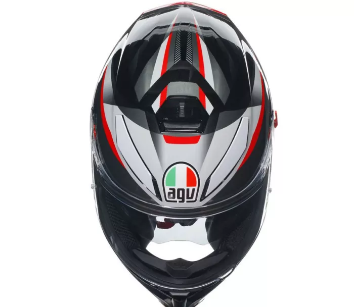Helma na moto AGV K5S MULTI MPLK PLASMA BLACK/GREY/RED vel. XL