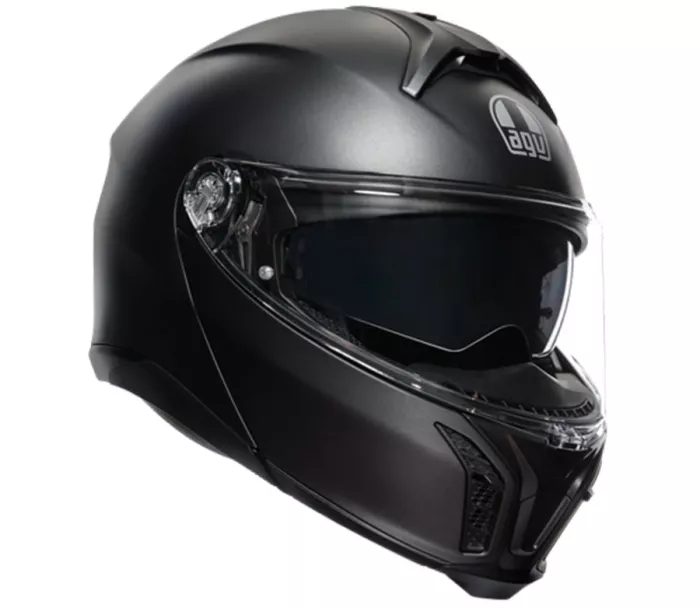 Helma na moto AGV TOURMODULAR SOLID MPLK MATT BLACK vel. L