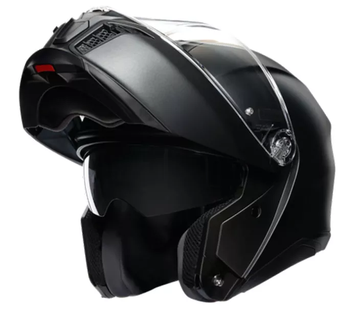 Helma na moto AGV TOURMODULAR SOLID MPLK MATT BLACK vel. L