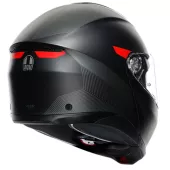 Helma na moto AGV TOURMODULAR MULTI MPLK FREQUENCY MATT GUNMETAL/RED vel. XL
