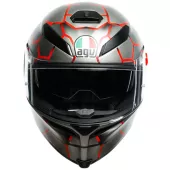 Helma na moto AGV K5 MULTI MPLK VULCANUM RED vel. ML