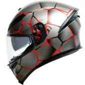 Helma na moto AGV K5 MULTI MPLK VULCANUM RED vel. ML