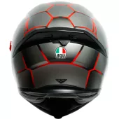 Helma na moto AGV K5 MULTI MPLK VULCANUM RED vel. ML