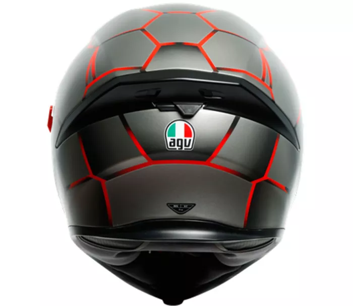 Helma na moto AGV K5 MULTI MPLK VULCANUM RED vel. ML