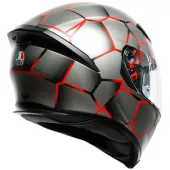 Helma na moto AGV K5 MULTI MPLK VULCANUM RED vel. ML