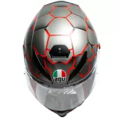 Helma na moto AGV K5 MULTI MPLK VULCANUM RED vel. ML