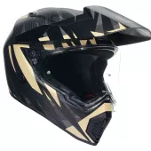 AGV AX9 MPLK E2206 STEPPA MATT CARBON/GREY/SAND vel. M