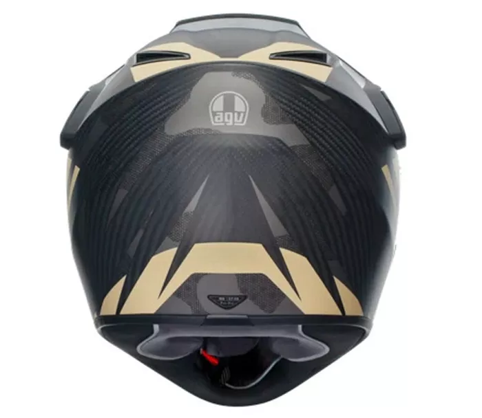 AGV AX9 MPLK E2206 STEPPA MATT CARBON/GREY/SAND vel. M