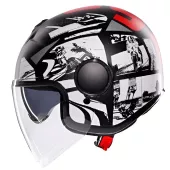 AGV ETERES E2206 HISTORY MATT BLACK/WHITE/RED vel. XL