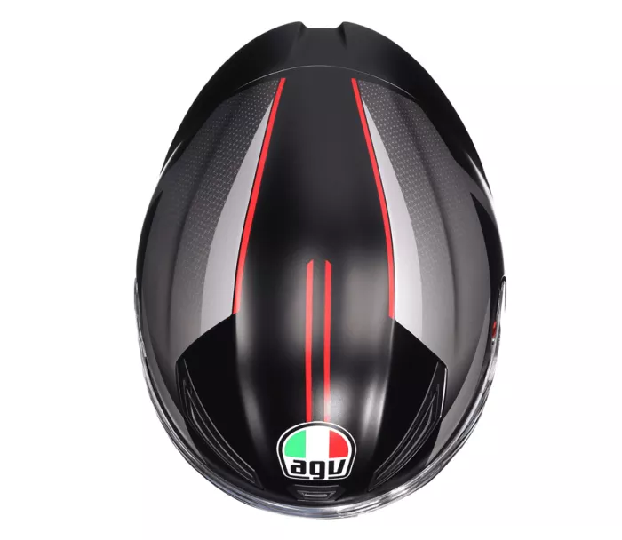 AGV K1 S E2206 LAP MATT BLACK/GREY/RED vel. XL