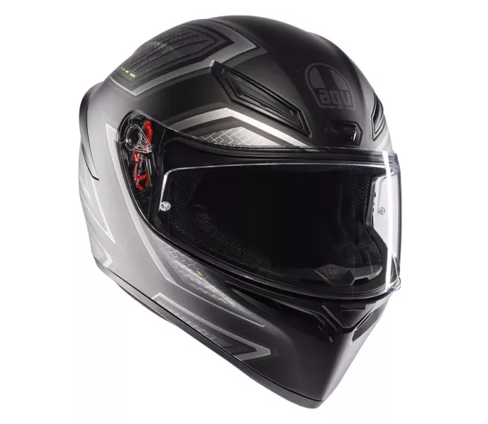 AGV K1 S E2206 SLING MATT BLACK/GREY vel. 2XL