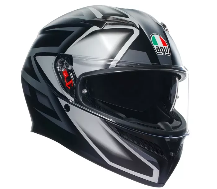 AGV K3 E2206 MPLK COMPOUND MATT BLACK/GREY vel. M