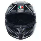 AGV K3 E2206 MPLK COMPOUND MATT BLACK/GREY vel. M