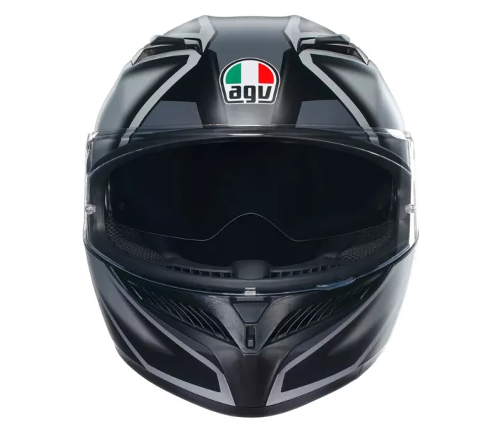 AGV K3 E2206 MPLK COMPOUND MATT BLACK/GREY vel. M