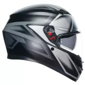 AGV K3 E2206 MPLK COMPOUND MATT BLACK/GREY vel. M