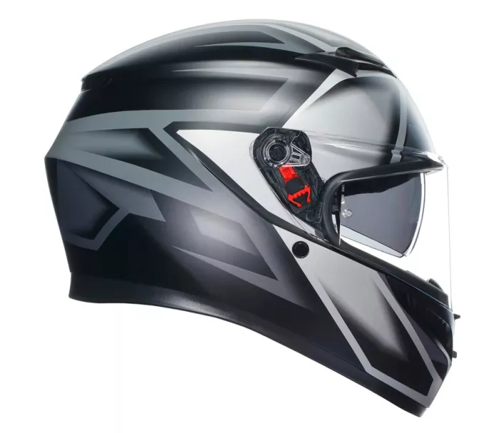 AGV K3 E2206 MPLK COMPOUND MATT BLACK/GREY vel. M
