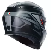 AGV K3 E2206 MPLK COMPOUND MATT BLACK/GREY vel. M