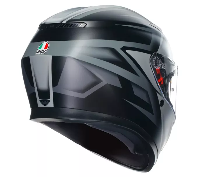AGV K3 E2206 MPLK COMPOUND MATT BLACK/GREY vel. M