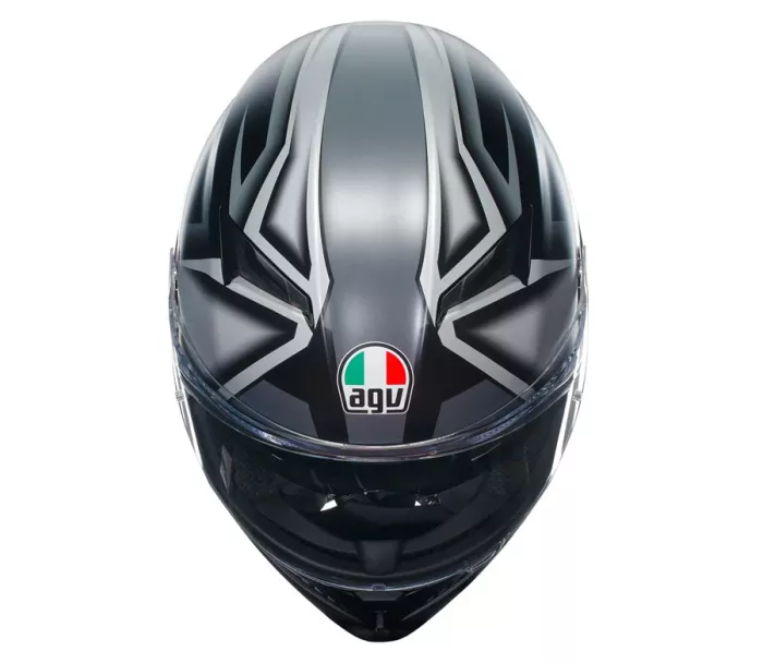 AGV K3 E2206 MPLK COMPOUND MATT BLACK/GREY vel. M