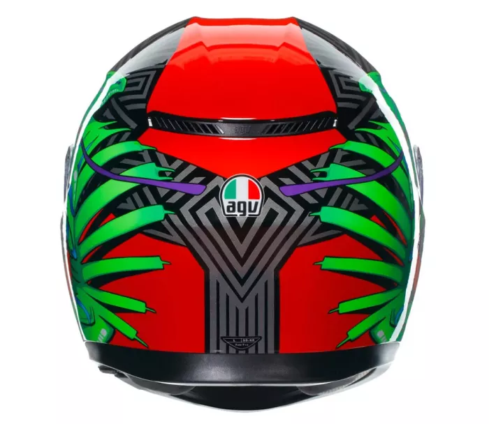 AGV K3 E2206 KAMALEON BLACK/RED/GREEN vel. M