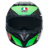 AGV K3 E2206 KAMALEON BLACK/RED/GREEN vel. M