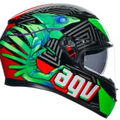 AGV K3 E2206 KAMALEON BLACK/RED/GREEN vel. M