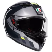 AGV K3 E2206 MPLK SHADE GREY/YELLOW FLUO vel. M
