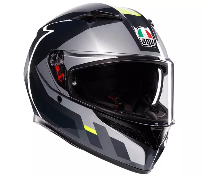 AGV K3 E2206 MPLK SHADE GREY/YELLOW FLUO vel. M