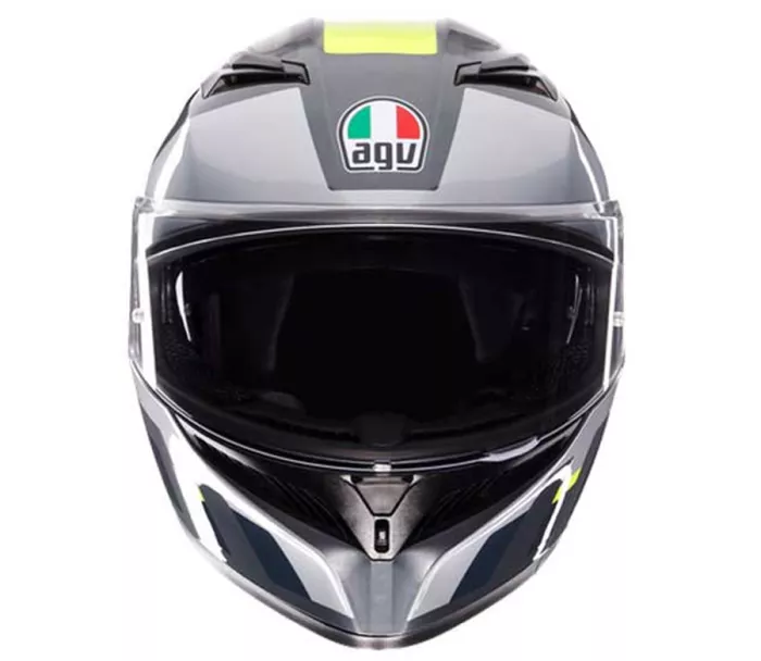 AGV K3 E2206 MPLK SHADE GREY/YELLOW FLUO vel. M