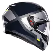 AGV K3 E2206 MPLK SHADE GREY/YELLOW FLUO vel. M